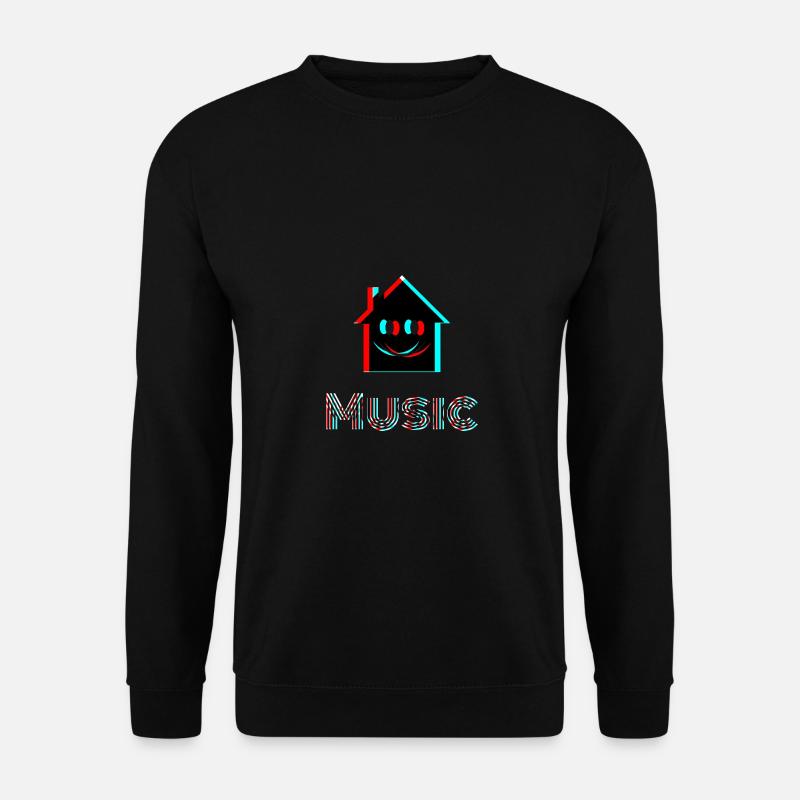 House Music - Unisex Pullover - Schwarz