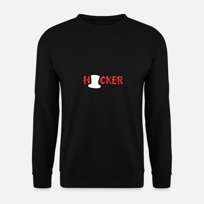White Hat Hacker - Unisex Pullover - Schwarz