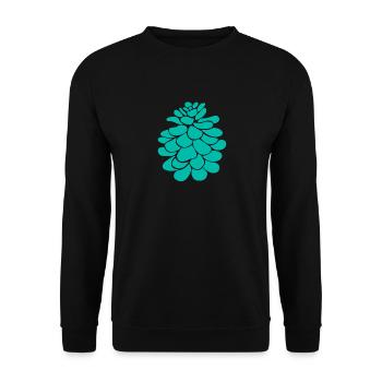 pin vert - Sweat-shirt Unisexe - noir - Devant - Alina (178cm) & Michal (187cm)