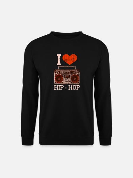 Hip Hop - Unisex Pullover - Schwarz