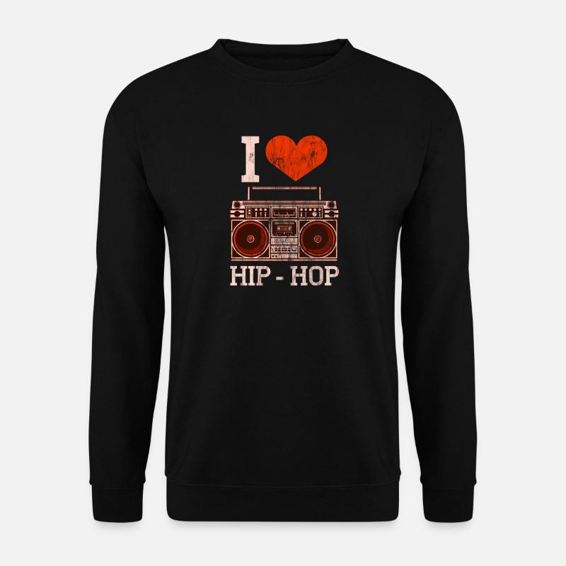 Hip Hop - Unisex Pullover - Schwarz