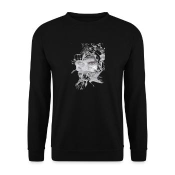 Poster 1 - Sweat-shirt Unisexe - noir - Devant - Alina (178cm) & Michal (187cm)