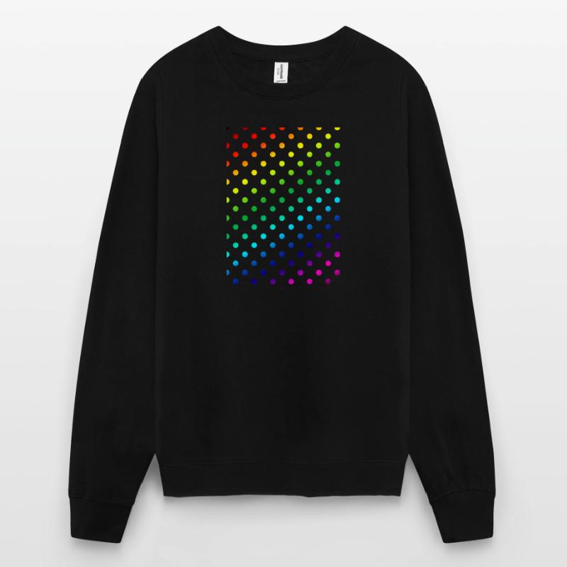 Colorful Dot Pattern Pattern Unisex Sweatshirt