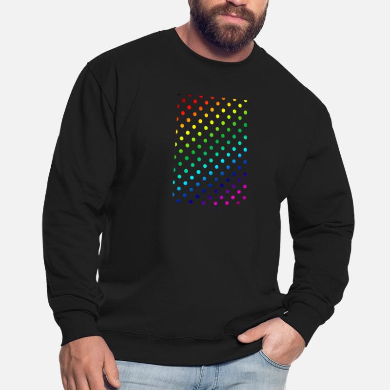 Colorful Dot Pattern Pattern Unisex Sweatshirt