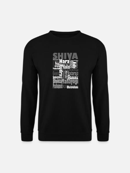 108Names of Shiva grey - Unisex Pullover - Schwarz