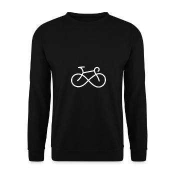 Vélo de route Infinity - Sweat-shirt Unisexe - noir - Devant - Alina (178cm) & Michal (187cm)