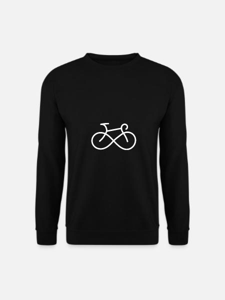 Rennrad Infinity - Unisex Pullover - Schwarz