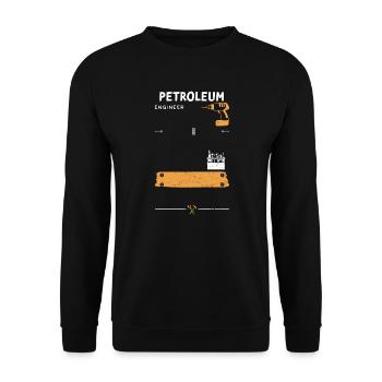 Petroleum Engineer - Handyman - Unisex Sweatshirt - black - Front - Alina (178cm) & Michal (187cm)