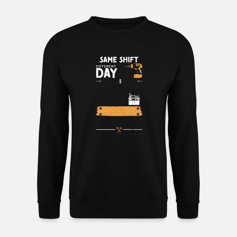 Same Shift Different Day - Unisex Sweatshirt - black