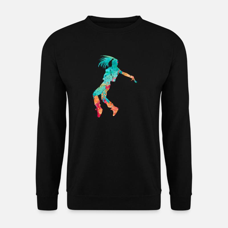 Tänzerin PopArt - Unisex Pullover - Schwarz
