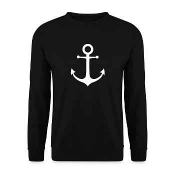 ANKER knows - Unisex Sweatshirt - black - Front - Alina (178cm) & Michal (187cm)