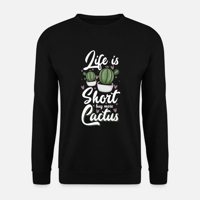 Cacti Prickly Mexico Holidays - Unisex Sweatshirt - black