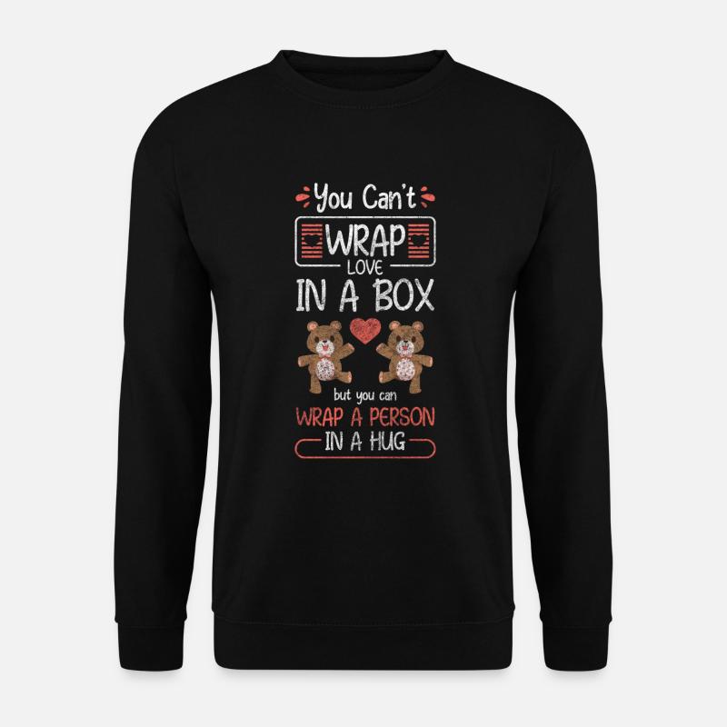 Teddy Kinder Beschützer Niedlich - Unisex Pullover - Schwarz