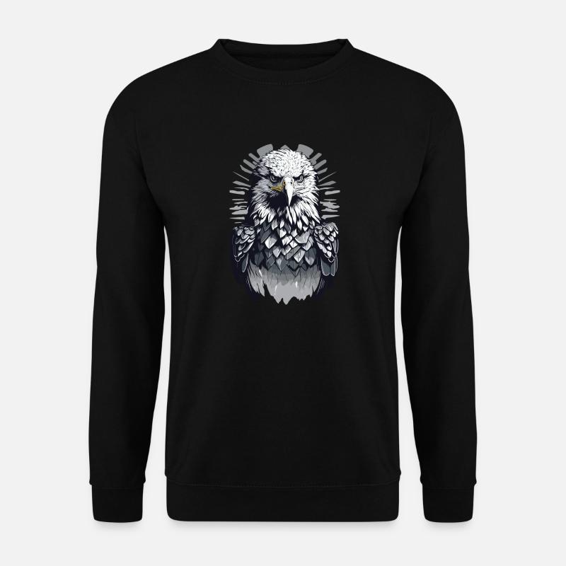 Bald Eagle - Unisex Sweatshirt - black