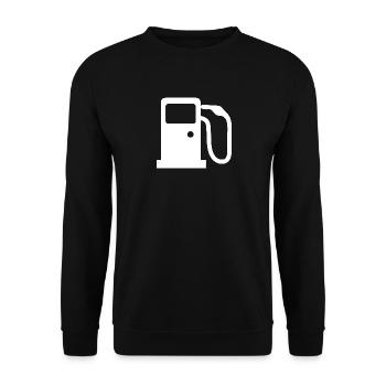 last tank of fuel diesel - Unisex Sweatshirt - black - Front - Alina (178cm) & Michal (187cm)