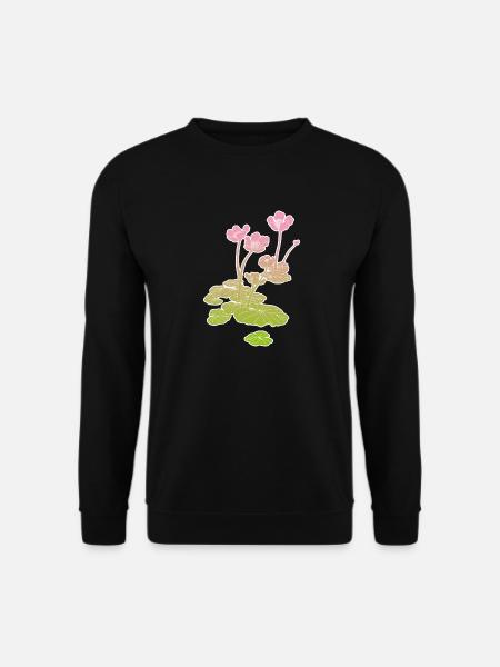 Water Lily - Unisex Pullover - Schwarz