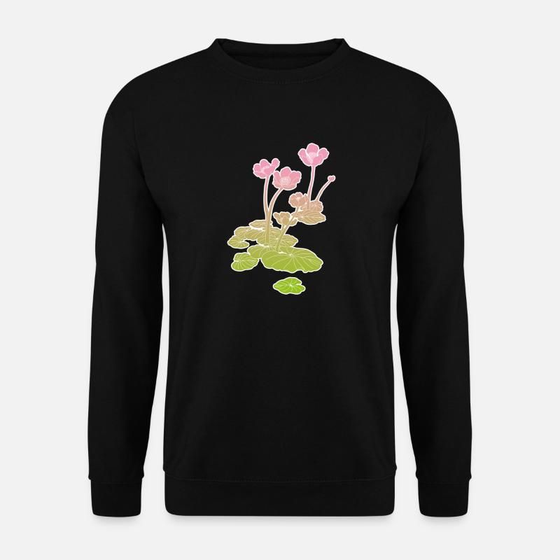Water Lily - Unisex Pullover - Schwarz