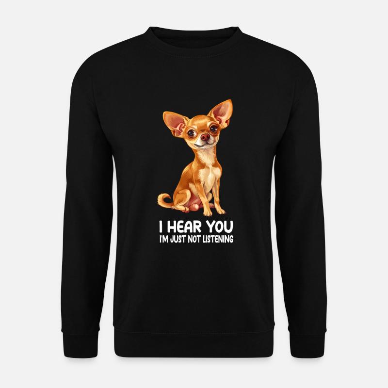 Chihuahua - Unisex Pullover - Schwarz
