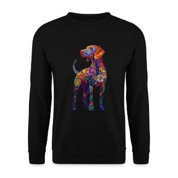 Vizsla - Unisex Pullover - Schwarz - Vorne - Alina (178cm) & Michal (187cm)