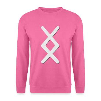 Futhark Runic Alphabet Inguz - Unisex Sweatshirt - pink - Front