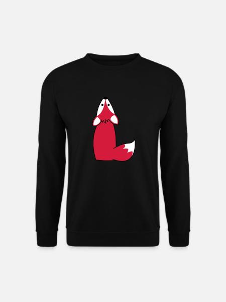 fuchs - Unisex Pullover - Schwarz