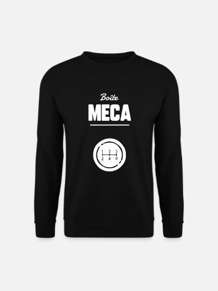 Boite Meca - Sweat-shirt Unisexe - noir