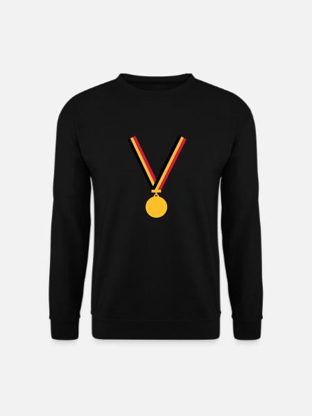 gold_medal_be_3_clr - Unisex Sweatshirt - black