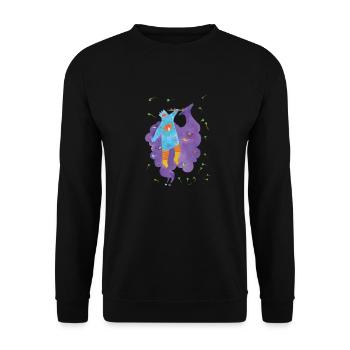 A dream - Unisex Sweatshirt - black - Front - Alina (178cm) & Michal (187cm)