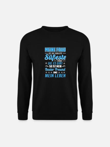 Meine Frau ist Süß - Unisex Pullover - Schwarz