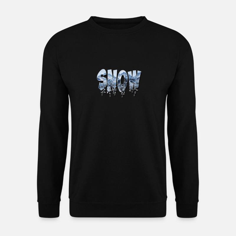 Schnee - Unisex Pullover - Schwarz