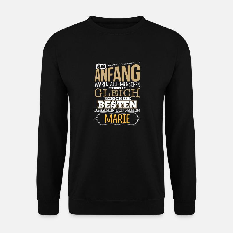 MARIE - die Besten - Unisex Pullover - Schwarz