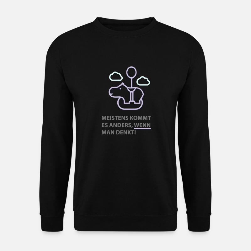 Flying Hippo.ai - Unisex Pullover - Schwarz