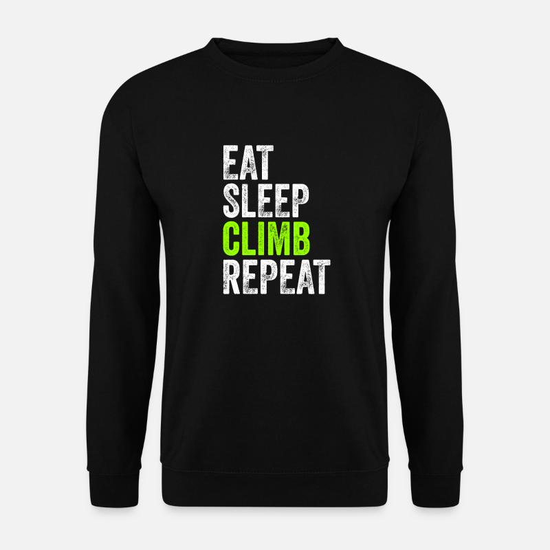 Lustiges Geschenk für Kletterer, Klettern Bouldern - Unisex Pullover - Schwarz