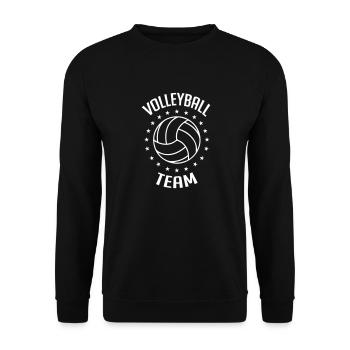 Équipe de volleyball - Sweat-shirt Unisexe - noir - Devant - Alina (178cm) & Michal (187cm)
