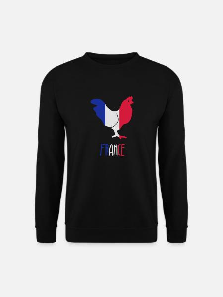 France Français Française French Frankreich - Sweat-shirt Unisexe - noir