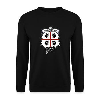 Sardinia - Unisex Sweatshirt - black - Front - Alina (178cm) & Michal (187cm)