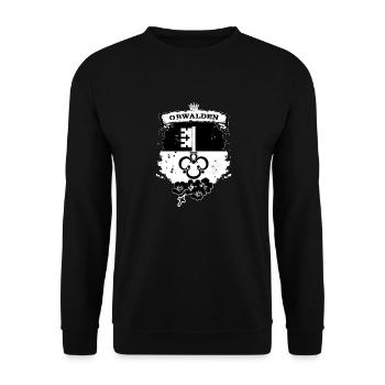 Obwalden - Unisex Pullover - Schwarz - Vorne - Alina (178cm) & Michal (187cm)