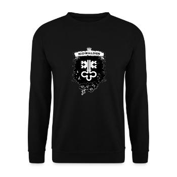 Nidwalden - Unisex Pullover - Schwarz - Vorne - Alina (178cm) & Michal (187cm)