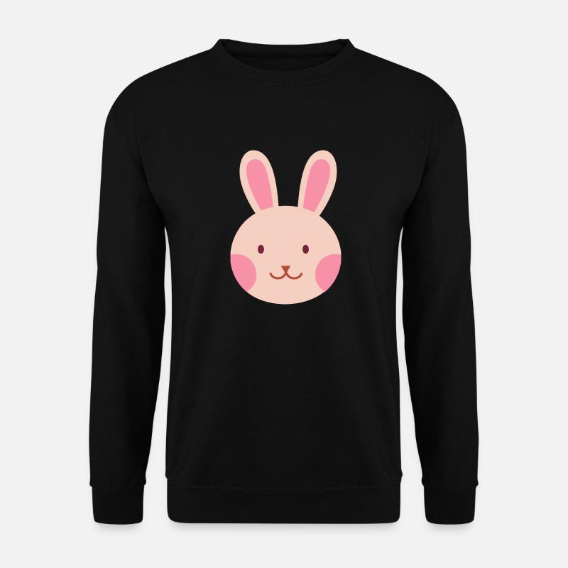 süßer Hase - Unisex Pullover - Schwarz