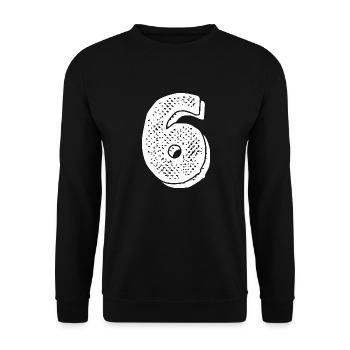 Issue 6 - 6th anniversary - Unisex Sweatshirt - black - Front - Alina (178cm) & Michal (187cm)