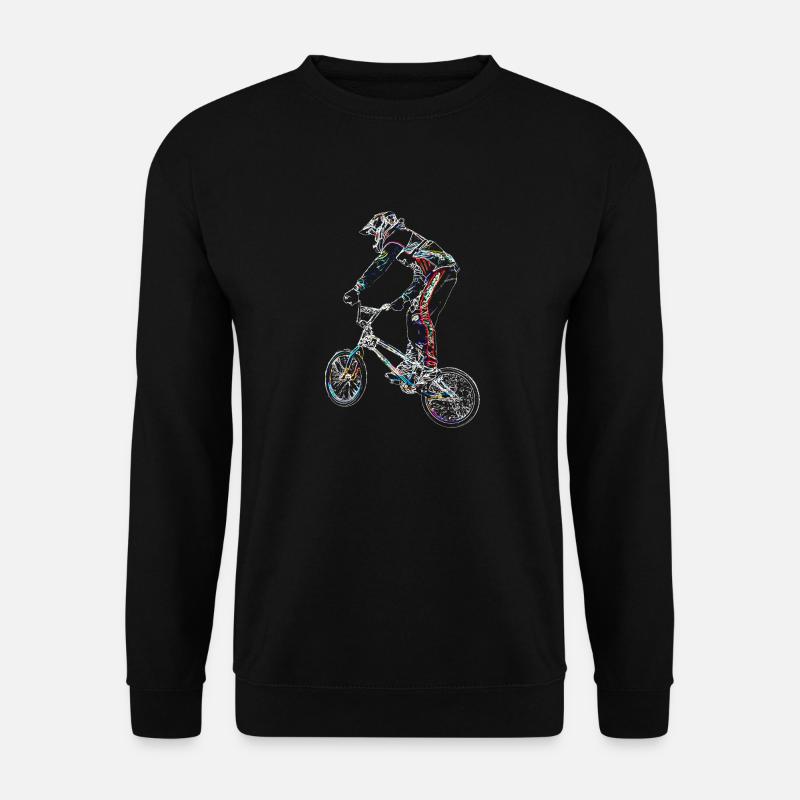BMX-Rennen - Unisex Pullover - Schwarz