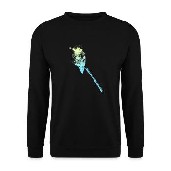 Hummingbird Bird Animal Birds colorful Hummingbirds Nature - Unisex Sweatshirt - black - Front - Alina (178cm) & Michal (187cm)