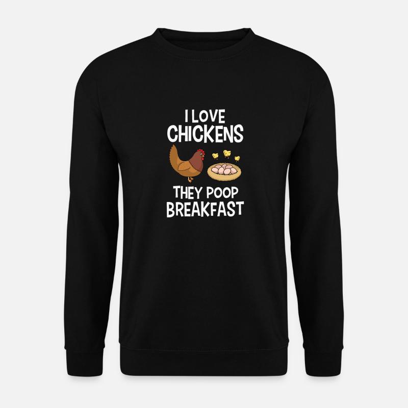 Chicken Chickens - Unisex Sweatshirt - black