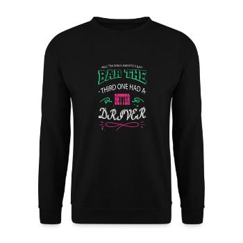 awesome christmas tree quote engineer humor - Unisex Pullover - Schwarz - Vorne - Alina (178cm) & Michal (187cm)