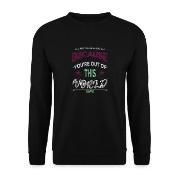 alien loving kid area51 birthday present idea - Unisex Pullover - Schwarz - Vorne - Alina (178cm) & Michal (187cm)