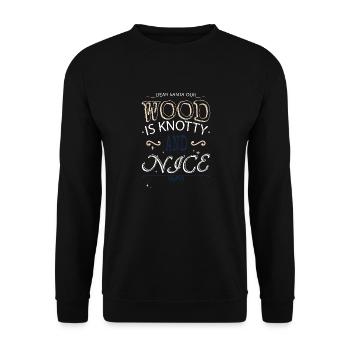 cute fairy tail beards christmas vacation - Unisex Pullover - Schwarz - Vorne - Alina (178cm) & Michal (187cm)
