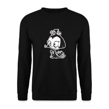 Baby vampire - Unisex Sweatshirt - black - Front - Alina (178cm) & Michal (187cm)