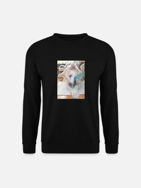 Cohen und sein Spielzeug - Unisex Pullover - Schwarz
