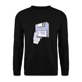 work bench 3D - Unisex Pullover - Schwarz - Vorne - Alina (178cm) & Michal (187cm)