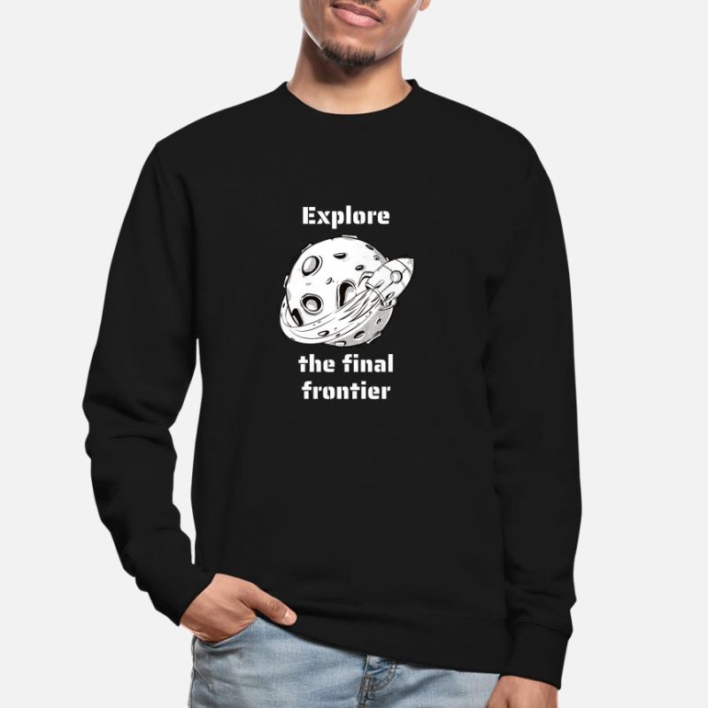 Explore The Final Frontier Retro Outer Space Unisex Sweatshirt